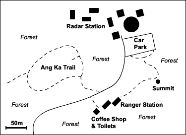 Doi Inthanon Summit Map