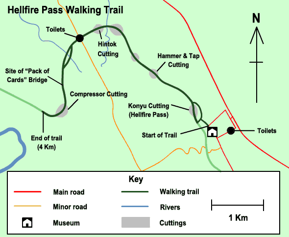 Hellfire Pass Map