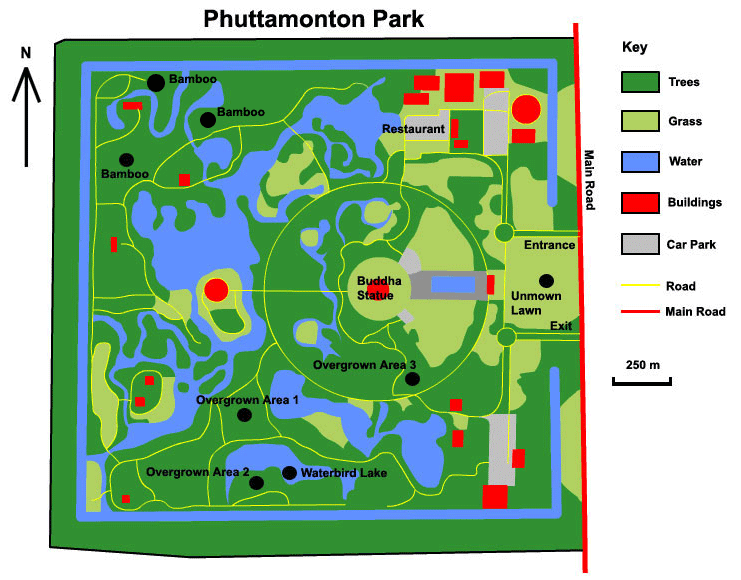 Phuttamonton Park Map