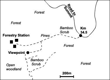 Doi Inthanon Km 34 Trail Map