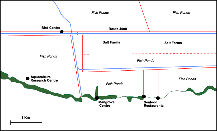 Khok Kham Birding Map